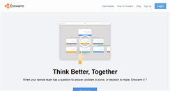 Desktop Screenshot of enswarm.com