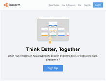 Tablet Screenshot of enswarm.com